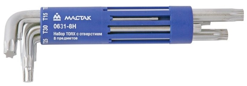 Набор Г-Образных Torx, Т10-Т50, 8 Предметов Мастак Мастак арт. 06318HB