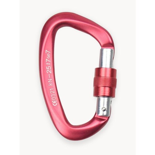 Карабин 25 KN для Туризма , Альпинизма и Скалолазание. Розовый