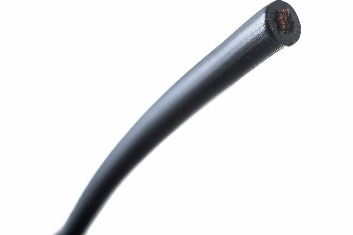 Провод электрический ПуГВ 1х1.5 кв. мм, черный, 10 метров - фотография № 2