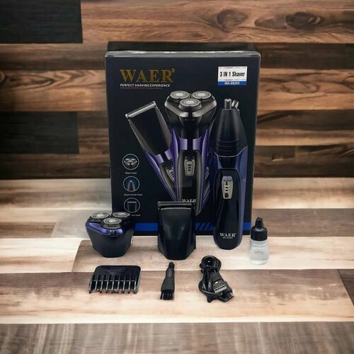 Электрическая роторная бритва 31 для головы бороды усов и носа 3D плавающая головкаWA 08205 229900₽