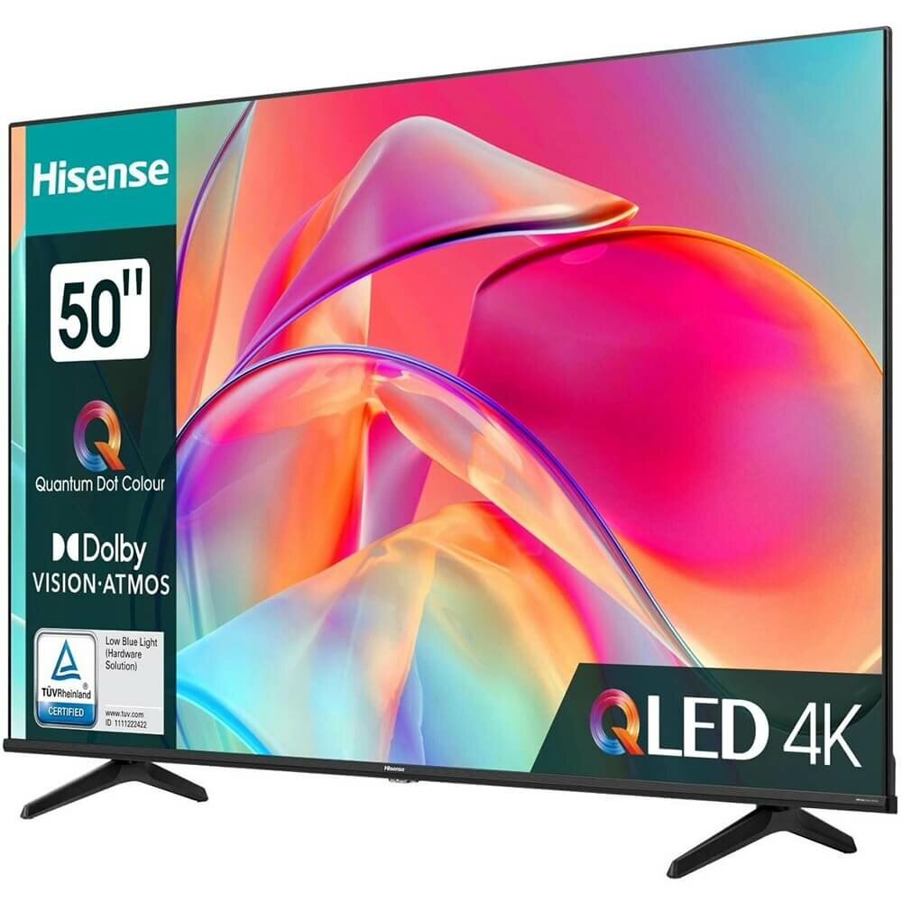 Телевизор QLED Hisense 50 50E7KQ черный 4K Ultra HD 60Hz DVB-T DVB-T2 DVB-C DVB-S DVB-S2 USB WiFi Smart TV (RUS) — фото 1