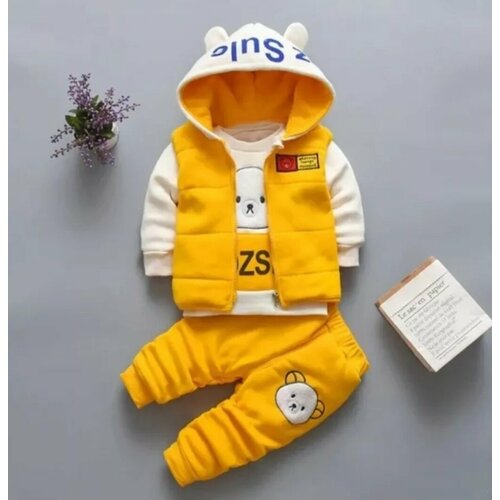 фото Костюм , размер 80, желтый детская одежда