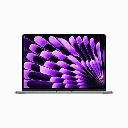 APPLE MacBook Air 15 (2023) (Английская раскладка клавиатуры) Space Grey (Apple M2 8-core/8192Mb/512Gb/No ODD/M2 10-core/Wi-Fi/Bluetooth/Cam/15.3/2880