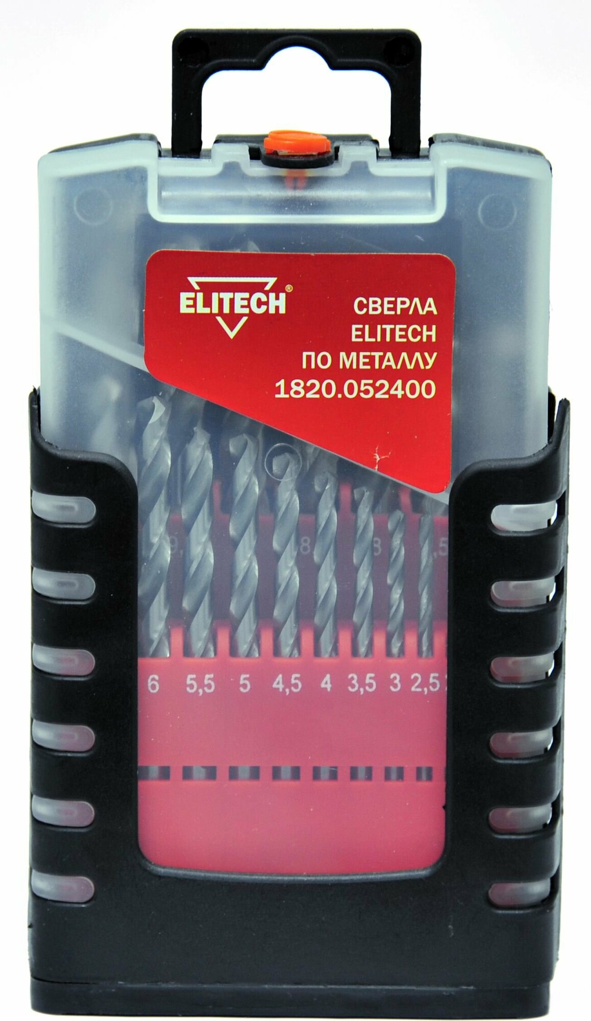 Набор сверл ELITECH 1820.052400 HSS-G 19шт