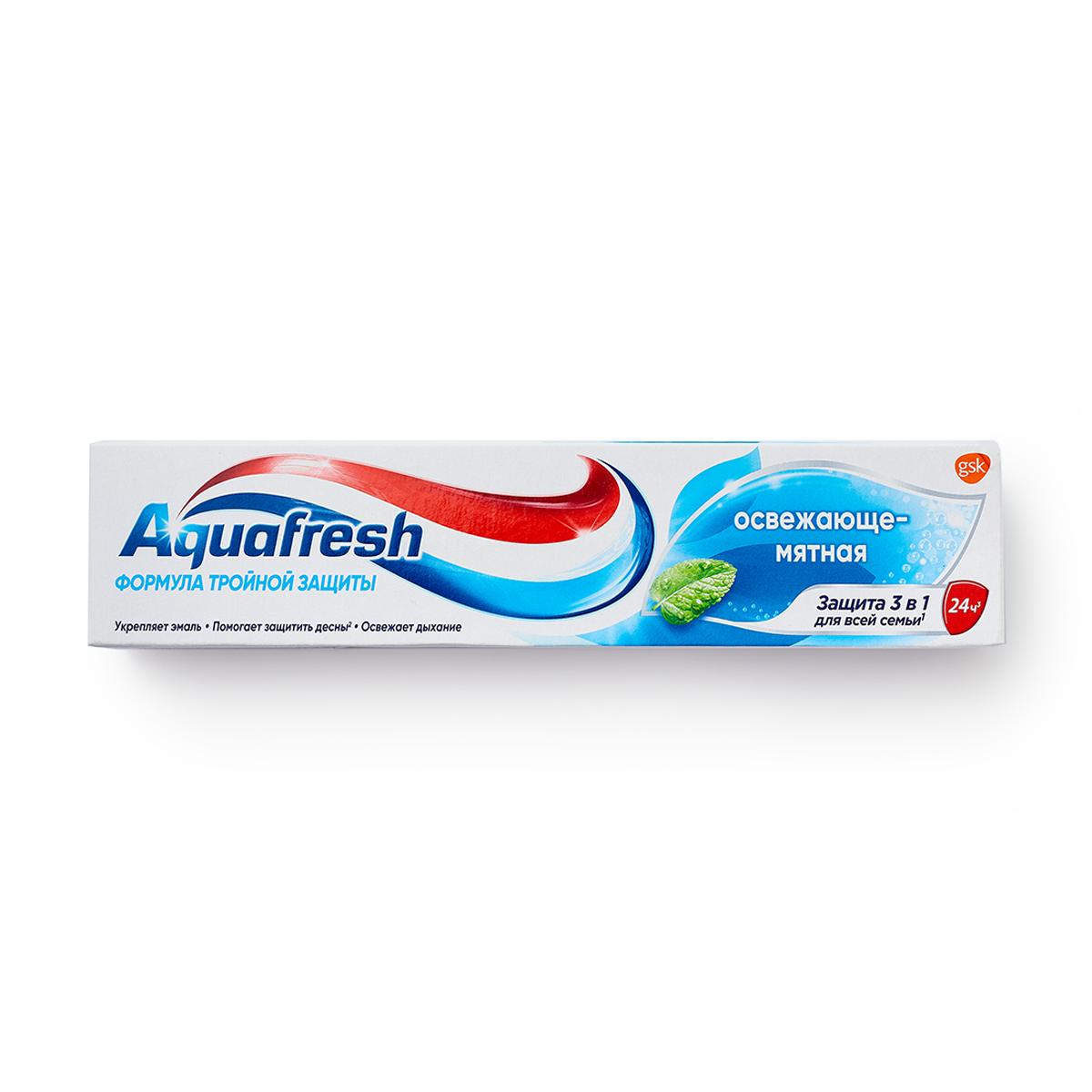 Зубная паста Aquafresh Тройная защита Освежающе-Мятная, 100 мл - фото №12