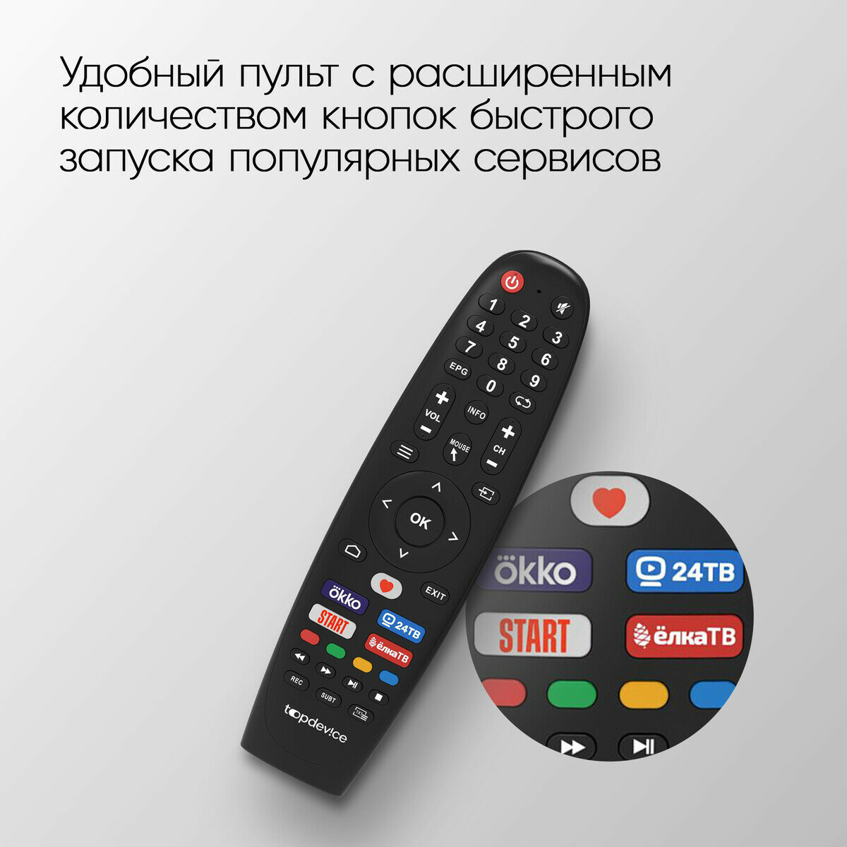 Телевизор ЖК 43" Topdevice TDTV43CS06U_BK черный