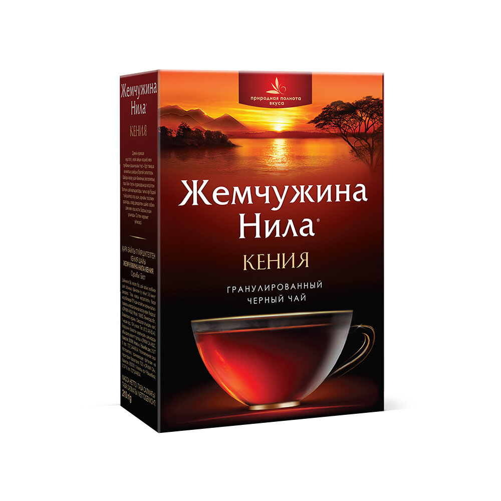 Чай черный гранулированный 210 г Жемчужина Нила Кенийский, 1 шт