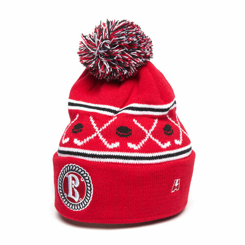 фото Шапка atributika & club, размер 55-58, красный