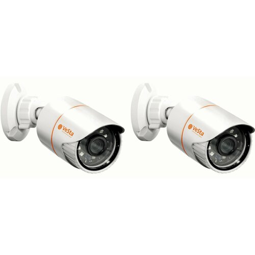 Уличная камера IP VeSta VC-G341, 4 Мп (M101, f2.8, Белый, IR, PoE) - 2 штуки