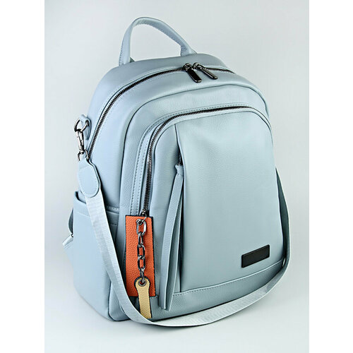 фото Рюкзак , фактура зернистая, голубой adafman