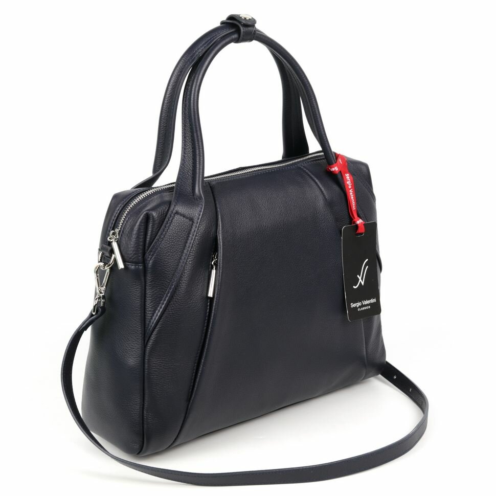 фото Женская кожаная сумка с ручками Sergio Valentini SV-SZ710