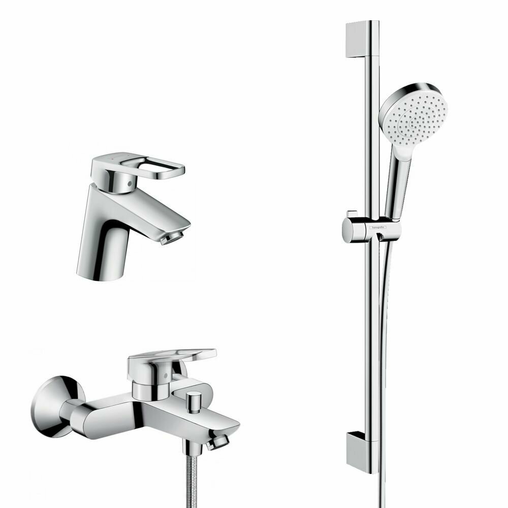 Комплект смесителей Hansgrohe Logis Loop хром