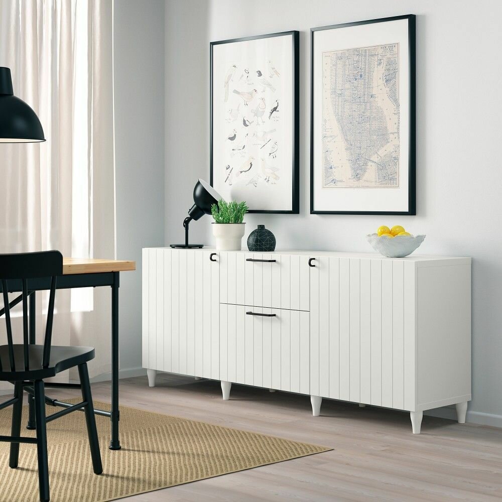 Фронтальная панель ящика, белый IKEA суттервикен 60x26 см 204.728.95