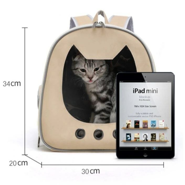 Рюкзак переноска для кошек с окном и вентиляцией - фотография № 13