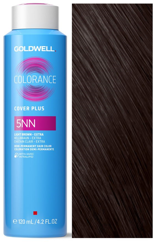 Тонирующая краска Goldwell Colorance 5NN светло-коричневый экстра, 120мл