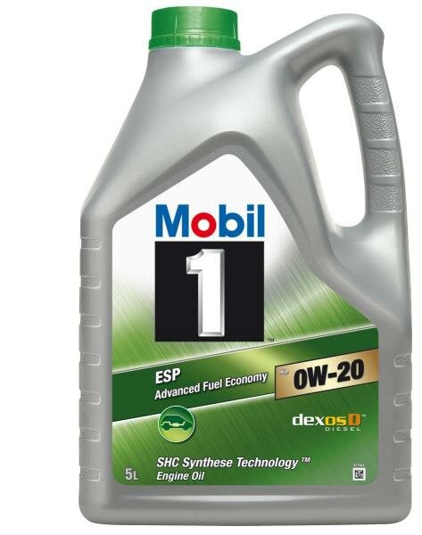 Моторное масло Mobil 1 ESP x2 0W-20 (5л.) MOB1-0W20ESP-5L