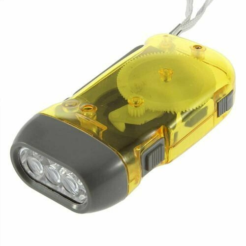фото Ручной динамо-фонарь hand-pressing flash light нет бренда