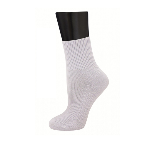 Женские носки ГРАНД средние, 5 пар, размер 25-27, белый