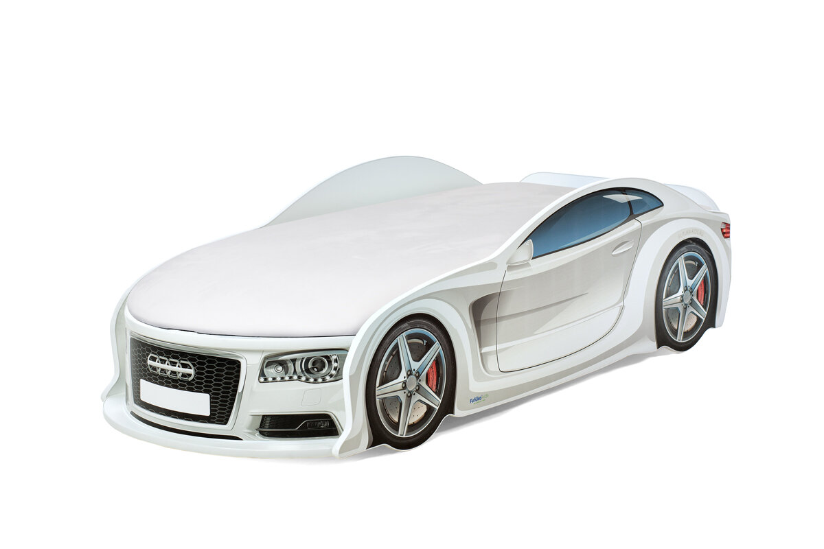 фото Futuka Kids кровать-машина UNO Ауди 6 цвет белый