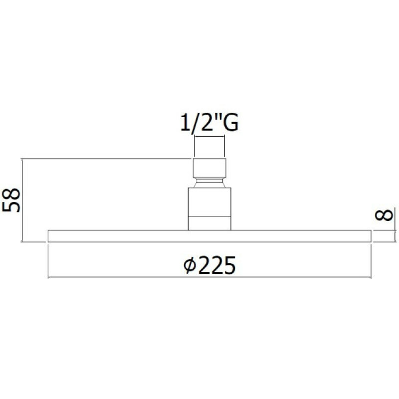 Верхний душ Paffoni Master ZSOF074CR - фото №2