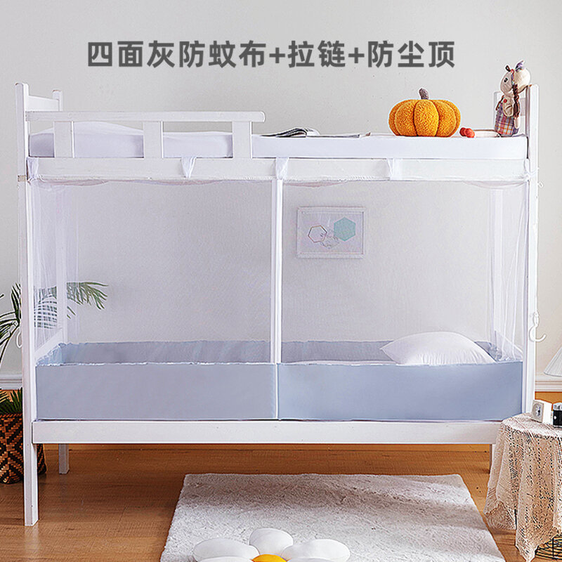 фото Кровать-трансформер "Gh", серая, с москитной сеткой