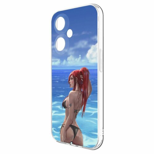 Чехол-накладка Krutoff Clear Case Купальник женский для OnePlus Nord CE 3 Lite бесцветный