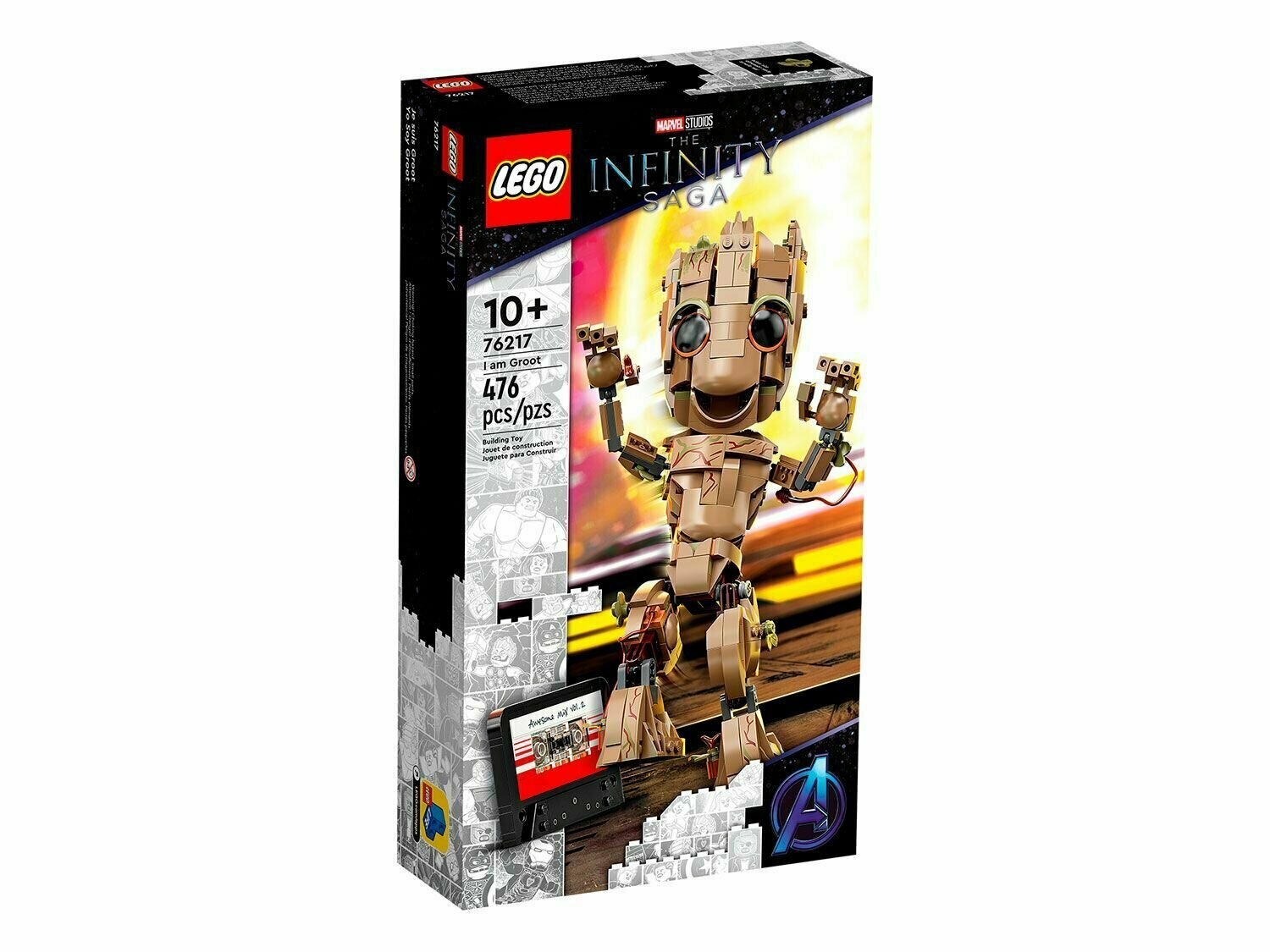 Конструктор LEGO Super Heroes Я есть Грут, 476 деталей, 10+, 76217