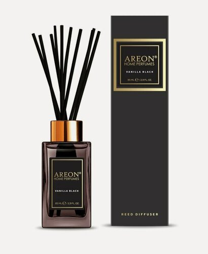 Изображение товара Аромадиффузор с палочками Areon Home Perfumes 85ml Premium Vanilla Black