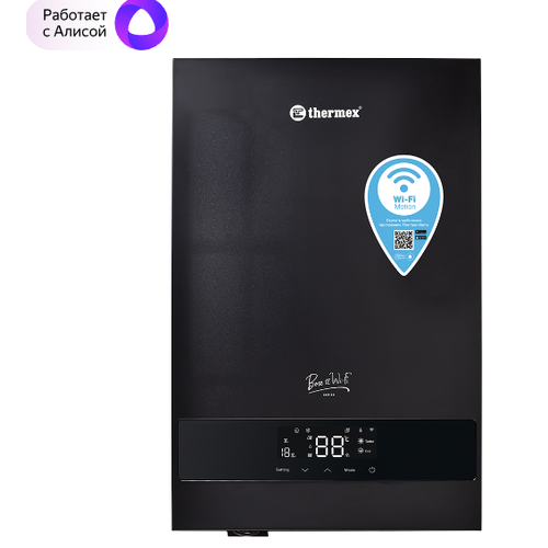 Электрический настенный котел THERMEX Boss 12 Wi-Fi Black 46420₽