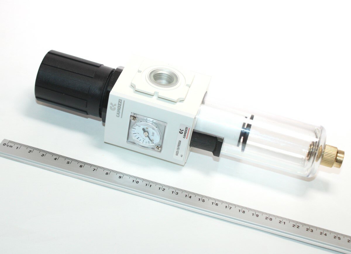NXE3-1/2-FR0004 40 МКМ С манометром, Фильтр-регуятор давления, Camozzi