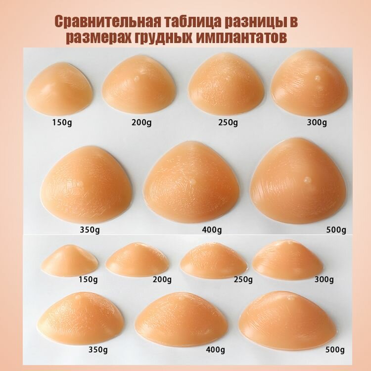 Силиконовый экзопротез молочной железы после мастэктомии, 1 шт,95-110B 80-85C 75D — фото 1