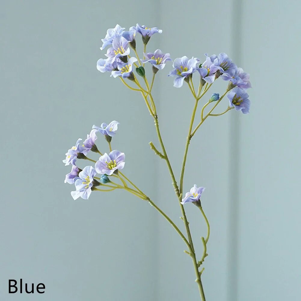 Искусственные цветы шелковые васильки Blue