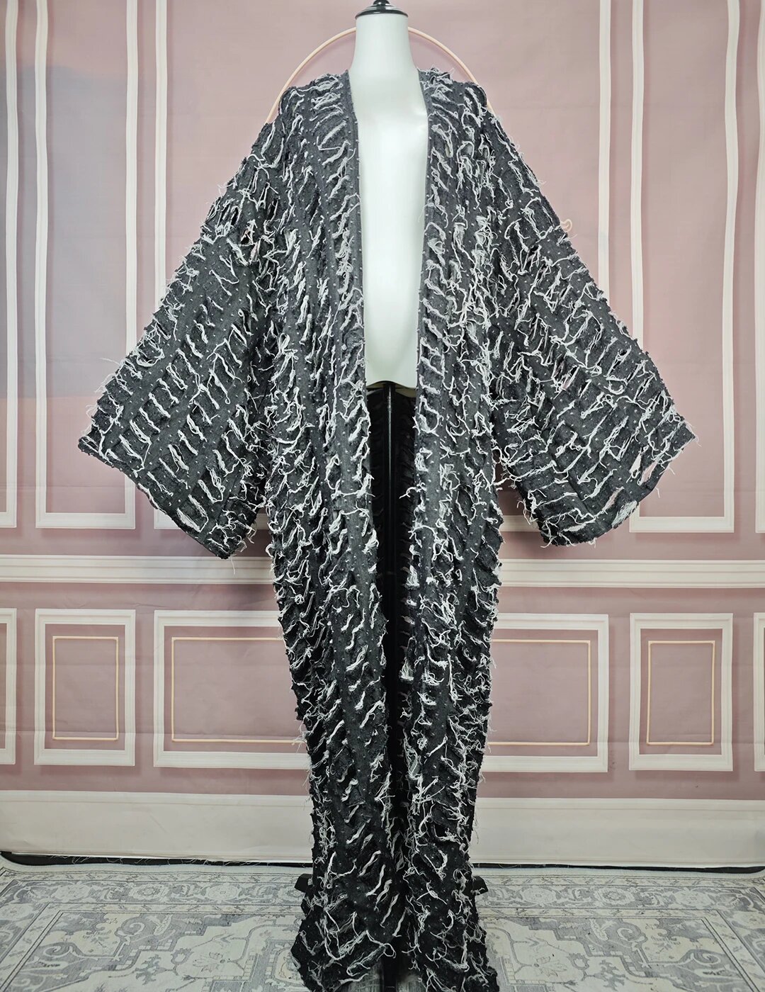 Женские кафтаны LYH_kaftan из полиэстера color 2 Black color