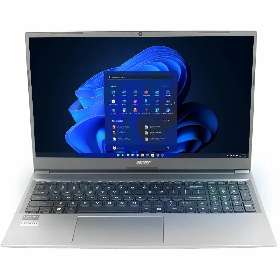 Ноутбук Acer Aspire Lite AL15-41 15.6"TN, AMD Ryzen 5 5500U, 16ГБ DDR4, 512ГБ SSD, Без OC, gray (UN.431SI. P23)