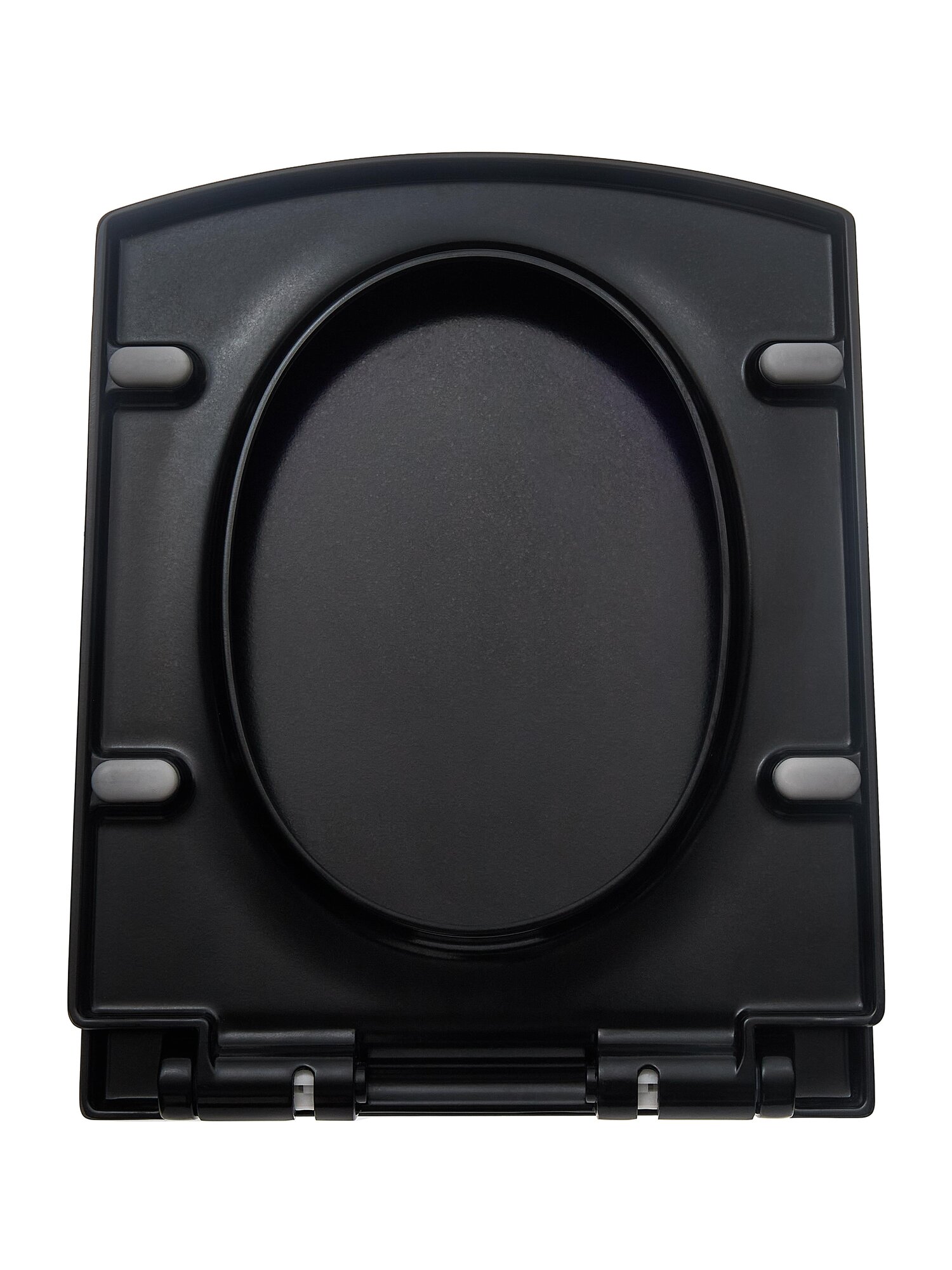 Изображение Крышка-сиденье для унитаза Arcus 050 Black c микролифтом (черная) 43*35