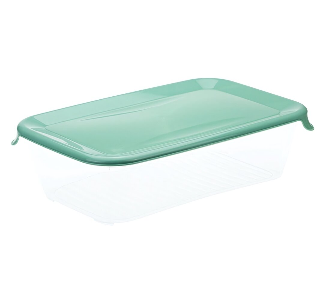 Емкость для продуктов практик 2л с герметичной крышкой прозрачный для хранения