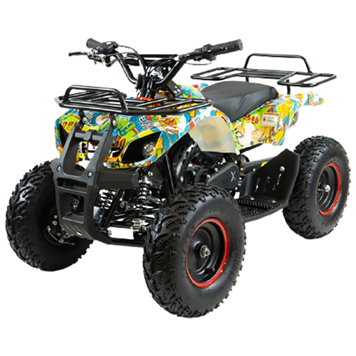 фото Motax квадроцикл atv mini grizlik х-16 e-start big wheel, бомбер