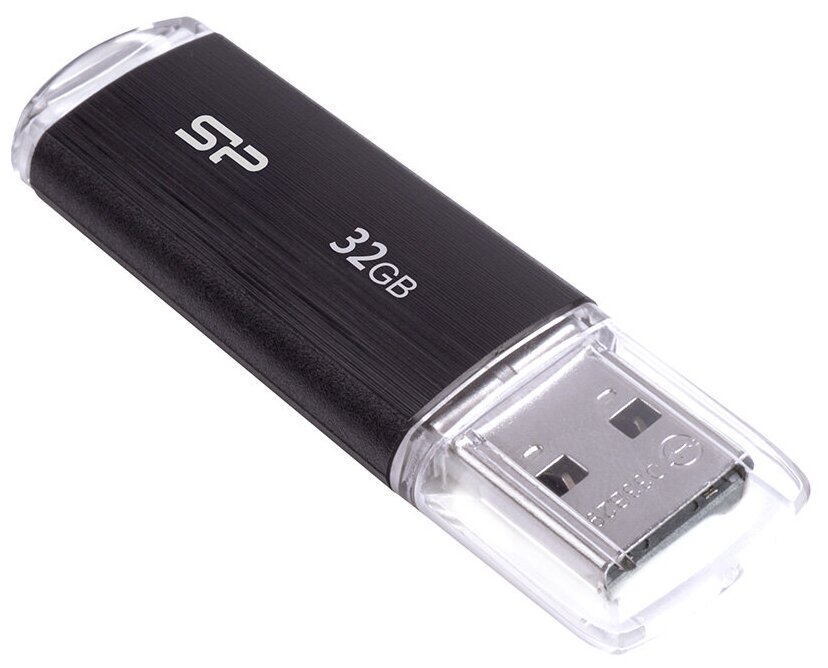 Флеш-накопитель USB 32GB Silicon Power Ultima U02 чёрный