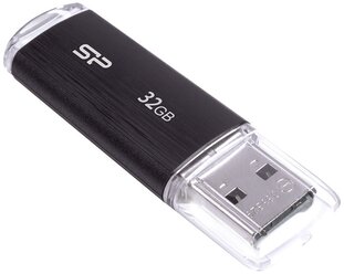 Флешка 32Gb Silicon Power Ultima-II USB 2.0 черный SP032GBUF2U02V1K