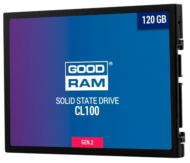 Диск SSD 25 120 Gb GoodRam CL100 SSDPR-CL100-120 SATA III 485380Mbs40000 IOPS3D TLCMarvell