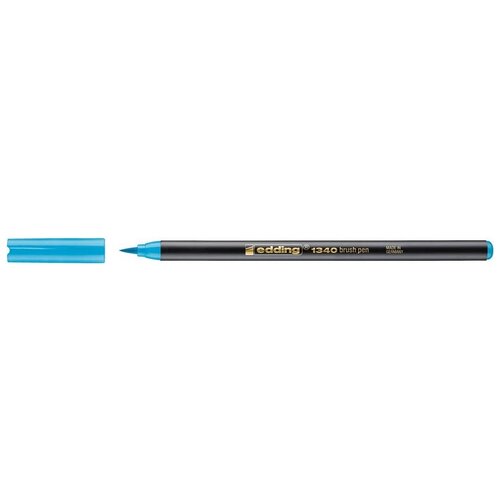 Купить Ручка-кисть Edding 1340/13 светло-коричневая толщина линии 1-4 мм, 1183358, коричневый/черный