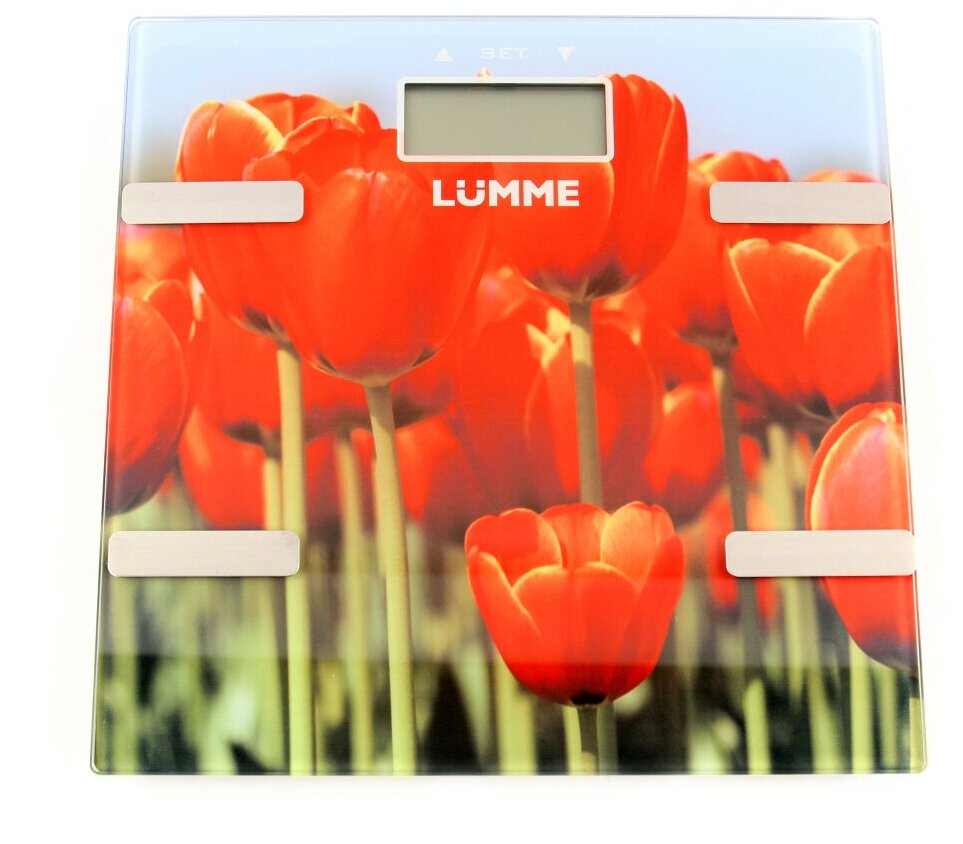 LUMME LU-1333 тюльпаны весы напольные сенсор