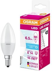 Светодиодная лампа Ledvance-osram OSRAM LS CLB 60 6.5W/840 220-240V FR E14 550lm 240* 15000h