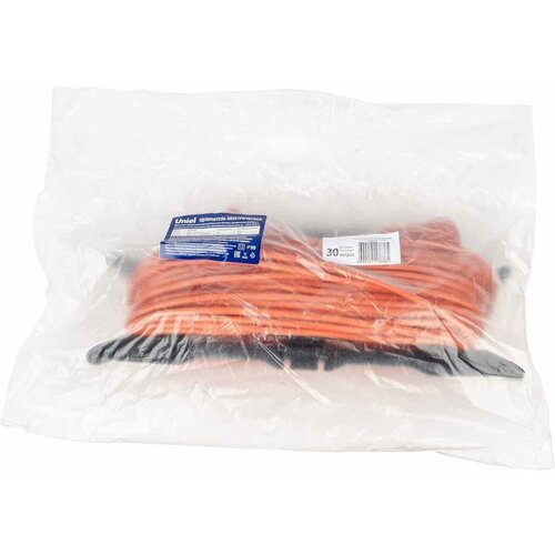 Удлинитель Uniel Ultra 1гн х 30м б/з YX10-101 /UCK-1N/2x1,00/30M/F Orange UL-00010801 удлинитель uniel ug uck 1n 2x0 75 10m o ip44 orange