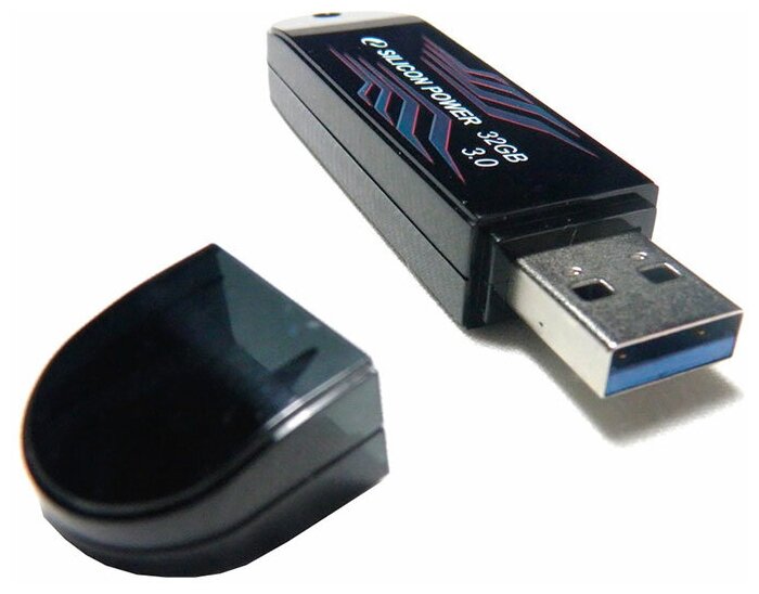 USB Flash Drive 32Gb - Silicon Power Blaze B10 Blue SP032GBUF3B10V1B