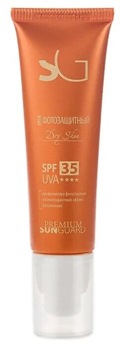 Premium крем Sunguard Фотозащитный Dry Skin SPF 35, 50 мл