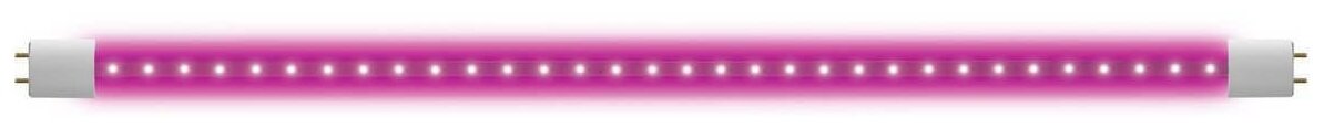 Фитолампа Uniel LED-T8-9W/SPSB/G13/CL PLP30WH форма T8, прозрачная - фотография № 1