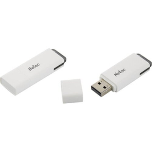 Память Flash USB 64 Gb Netac U185 USB2.0 (NT03U185N-064G-20WH) LED индикатор