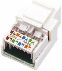 Гнездо вставка/контактный модуль RJ-45 (Keystone Jack) CAT5e, ТИП-1