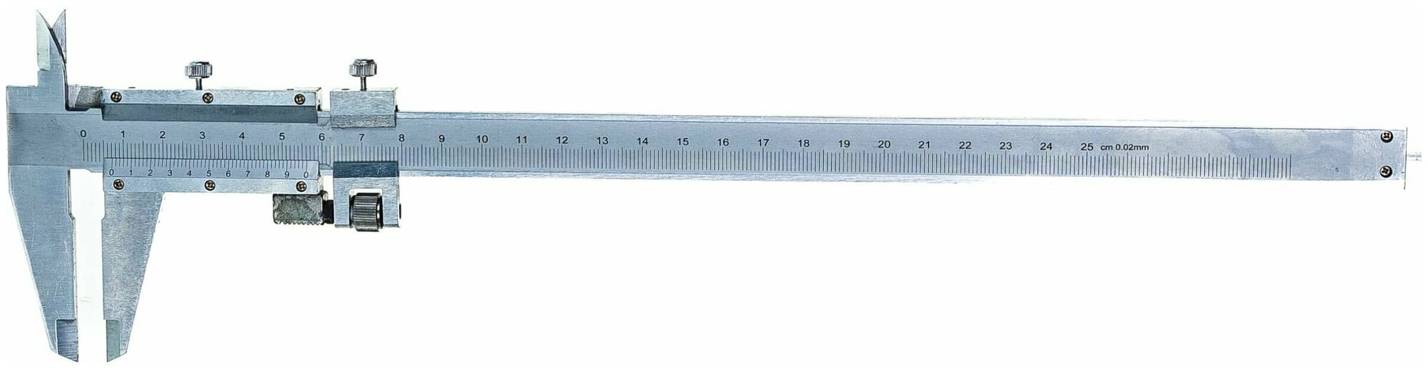 Штангенциркуль 250 мм цена деления 0.02 мм металлический с глубиномером Matrix